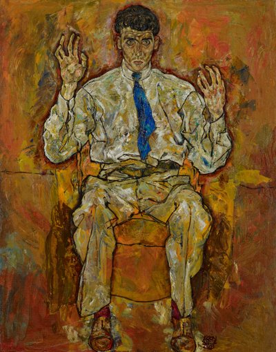 Portrait of Paris von Gütersloh by Egon Schiele